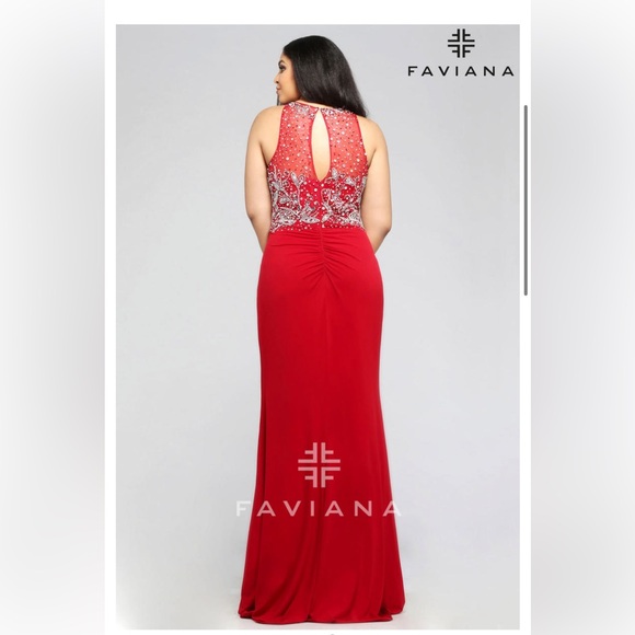 Faviana Dress Style 9375 - Picture 4 of 7